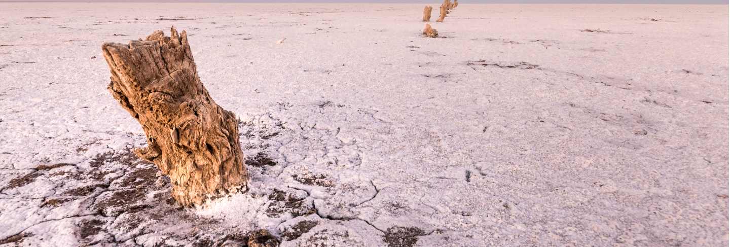 Salinas grandes in cordoba, argentina. old salt production