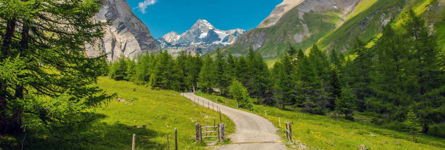 Grossglockner alpine trailhead.
