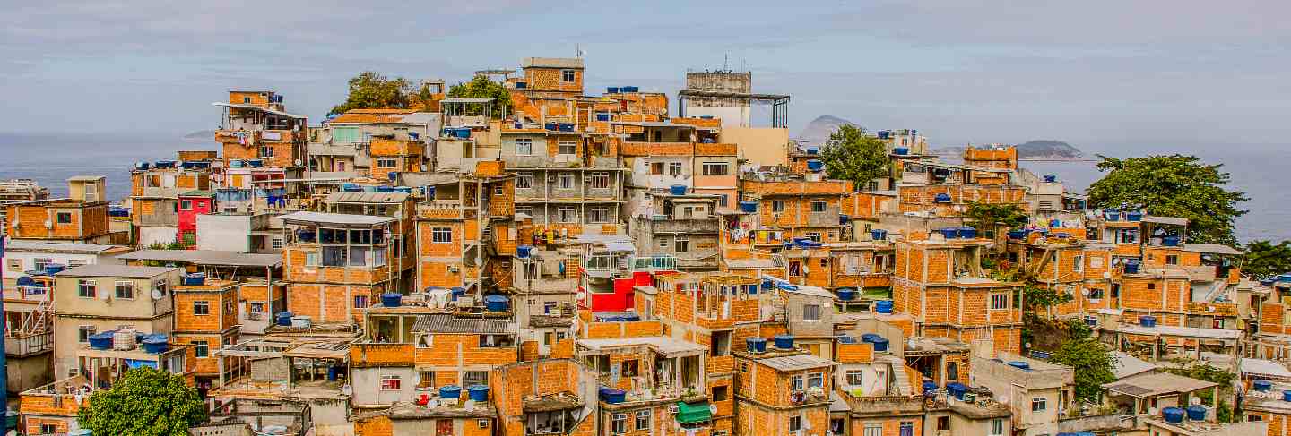 Landscape of the cantagalo favela