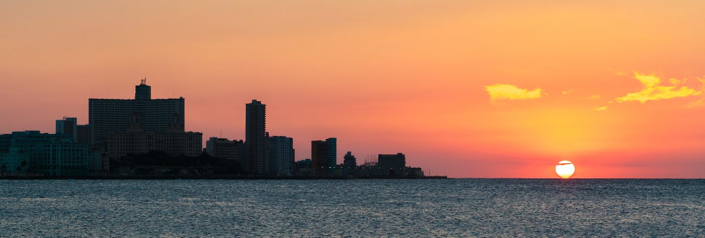 Sunset in la habana