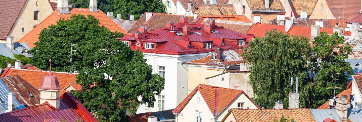 Panoramic view of tallinn 
