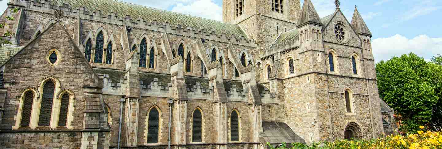 Travel in ireland. dublin, christ church cathedral
