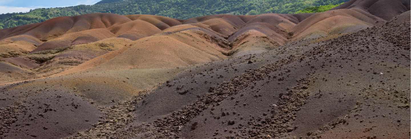 Seven colored earth, chamarel, mauritius