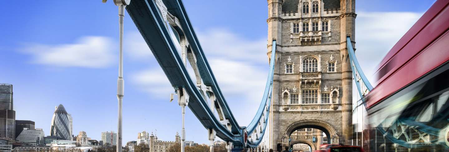 Tower bridge in london city