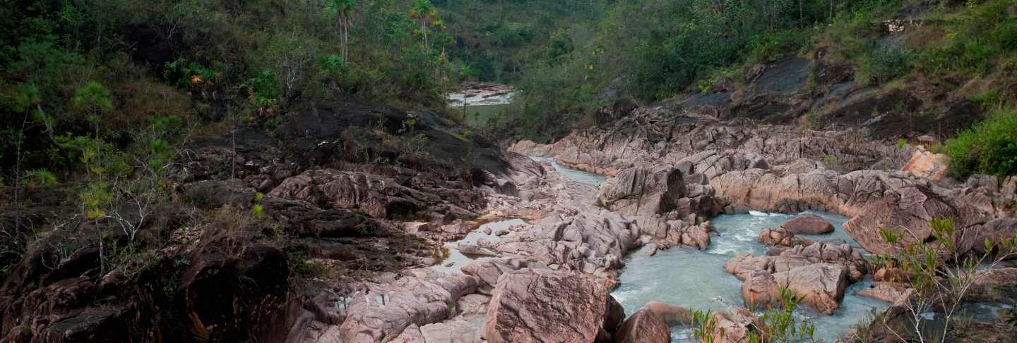 Mountain pine ridge reserve, rushing water 
