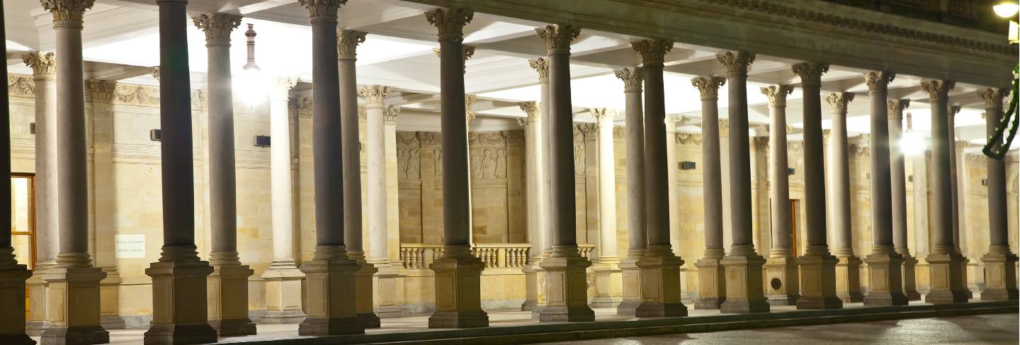 Colonnade in karlovy vary
