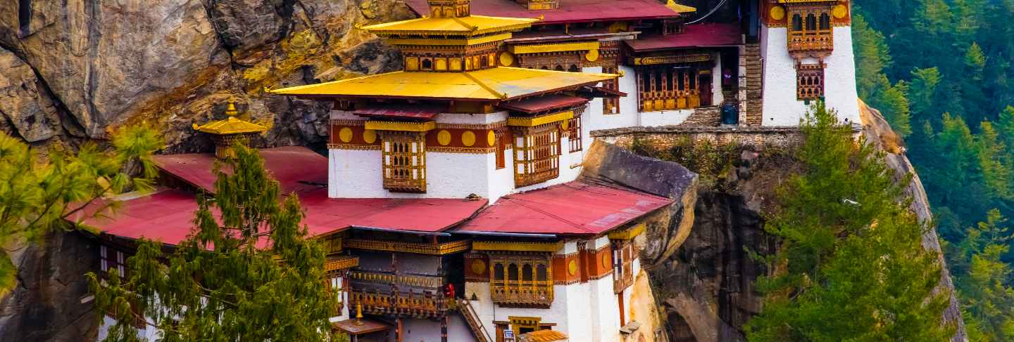 Tiger monastery in paro bhutan
