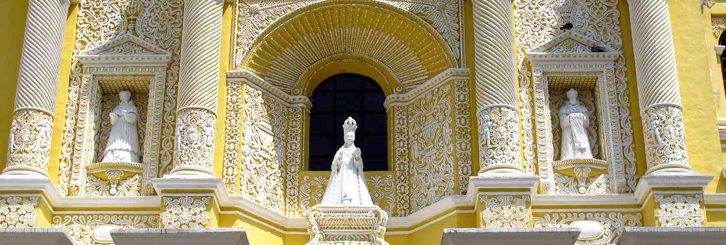 The church in antigua, guatemala
