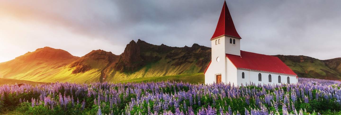 Iceland, located on the main ring road around the island
