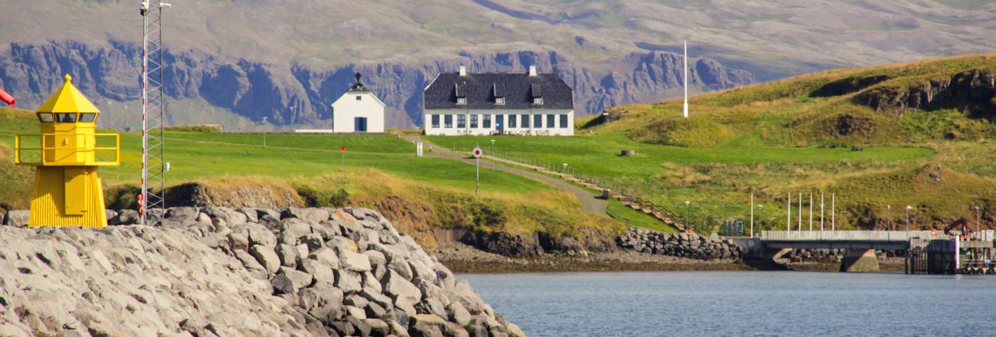 The yellow lighthouse