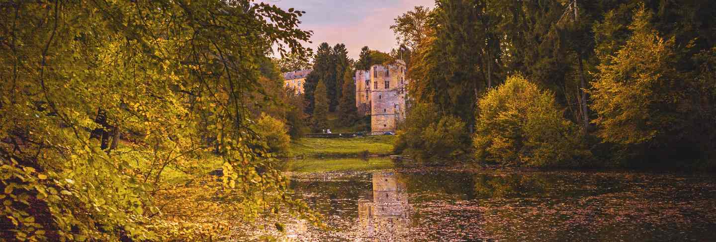 Beaufort castle in luxembourg
