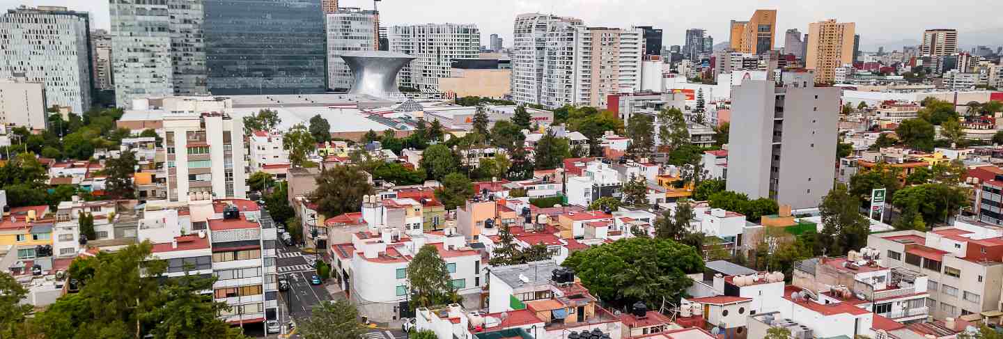 Mexico city panoramic view - polanco
