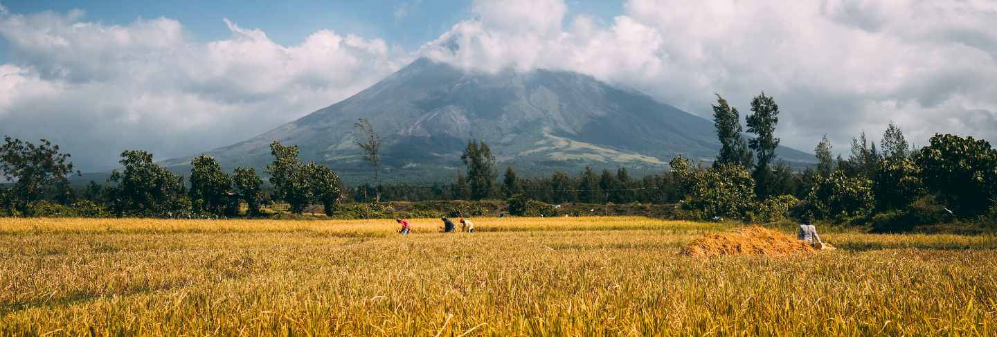 Great mayon volcano on luzon island philippines
