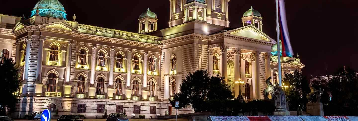 House of the national assembly of serbia in belgrade
