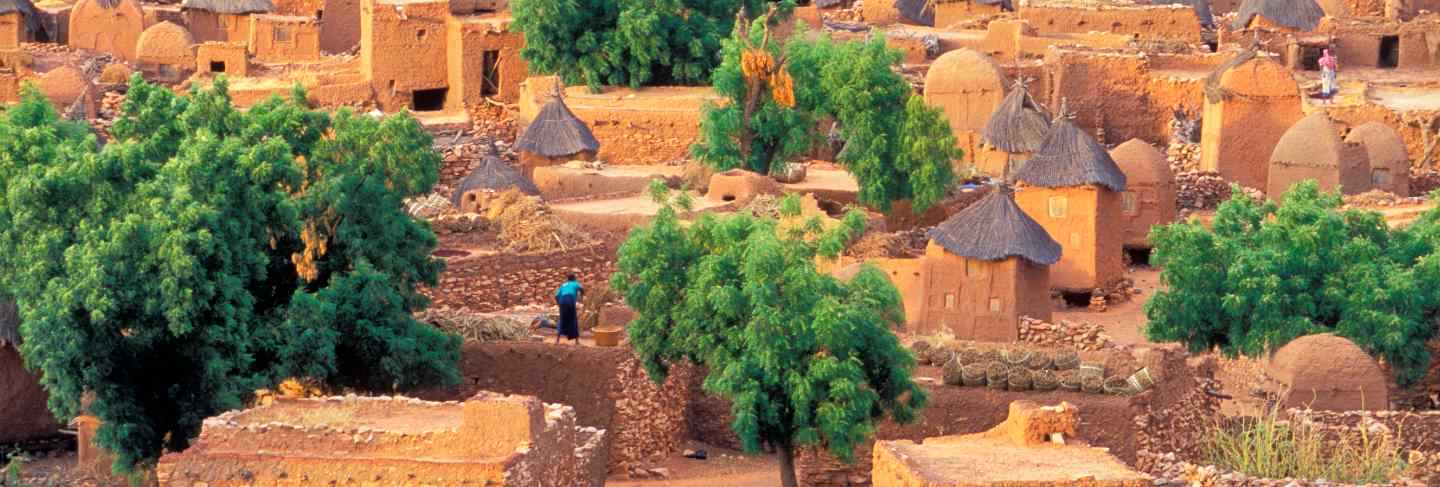 Dogon village of songo in mali
