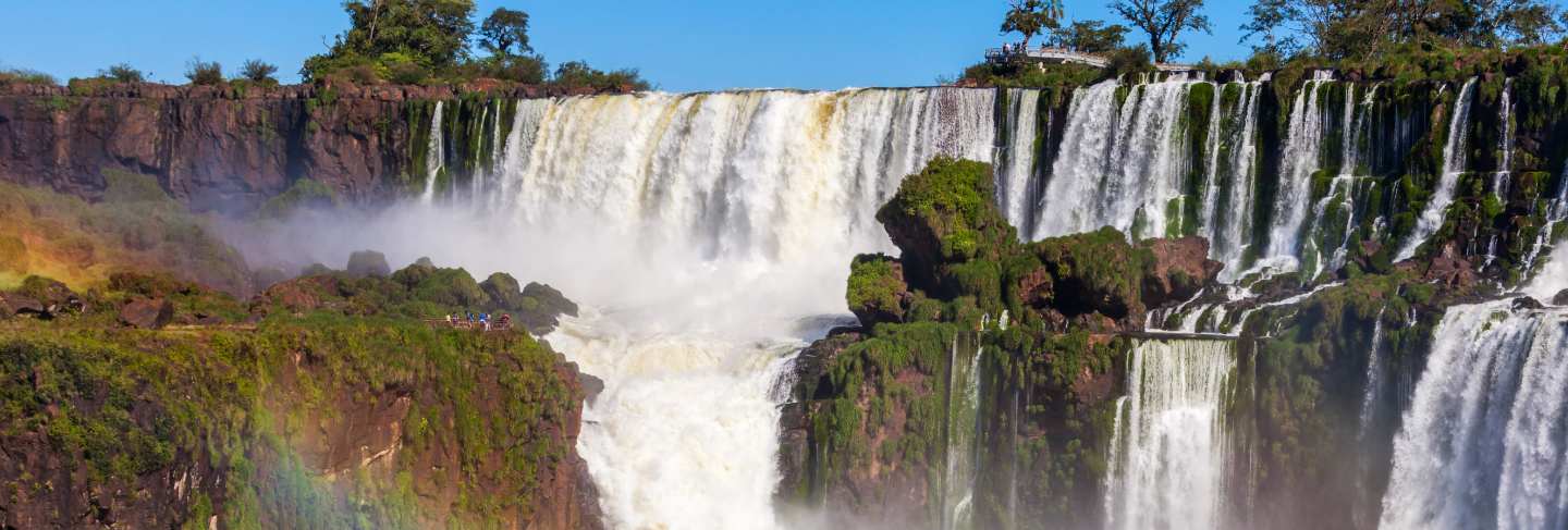 The iguazu falls
