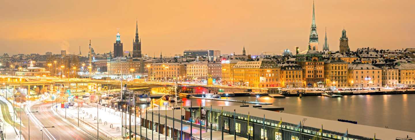 Stockholm cityscape panorama
