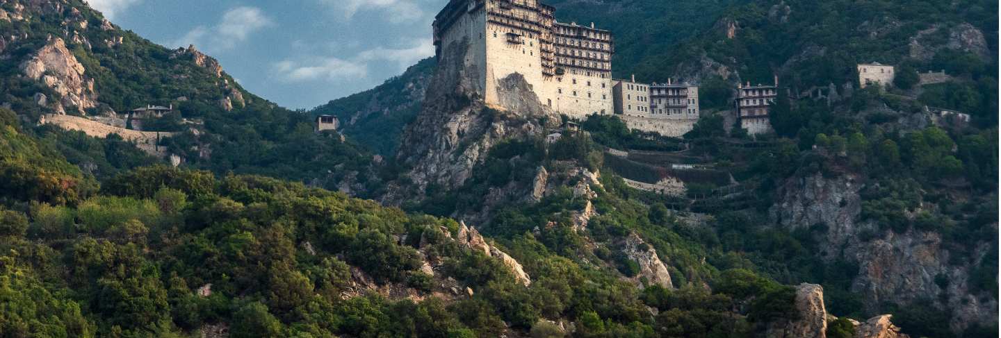 Simonopetra monastery in athos
