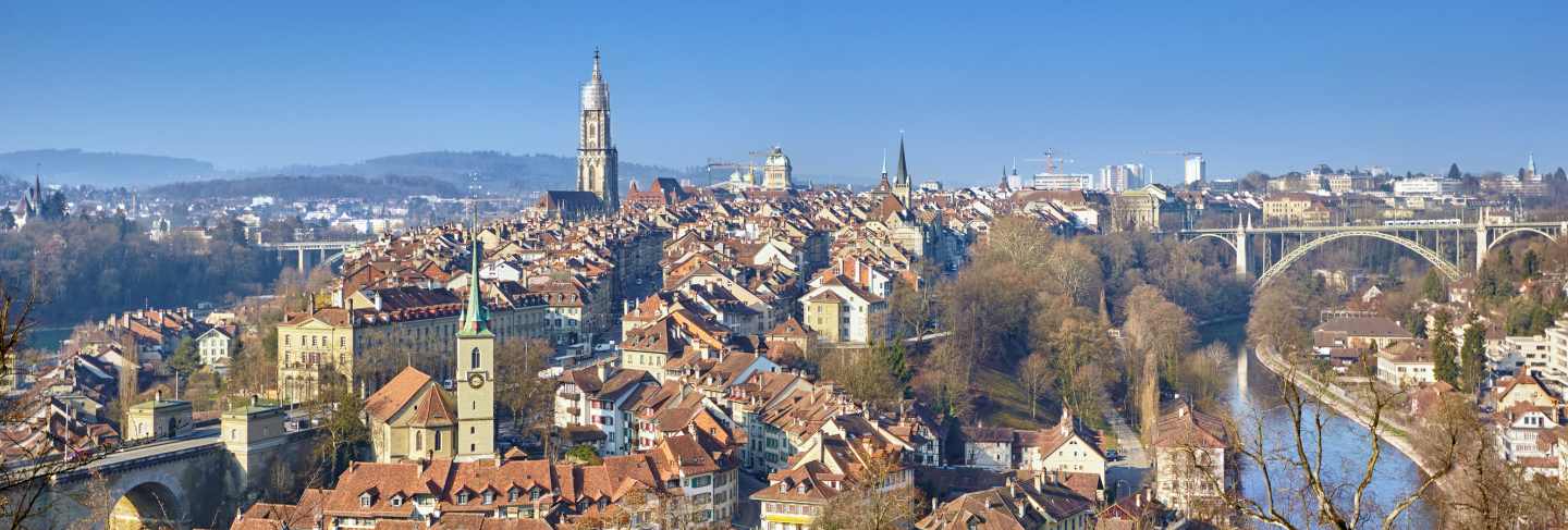 Panorama of Bern, Switzerland