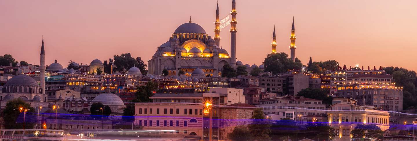 Istanbul at sunset 
